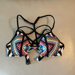 VS Pink strappy bikini top size S
